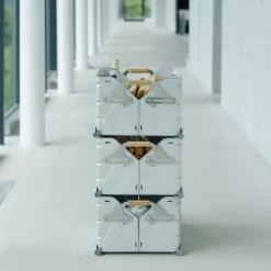 Snow Peak Stacking Shelf Container 13 Snow Peak Stacking Shelf Container -Outdoor Gear UG 055G 03