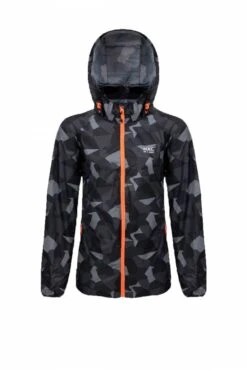 Mac In A Sac Edition - Unisex Waterproof Packable Camo Jacket Windbreaker -Outdoor Gear black1 4