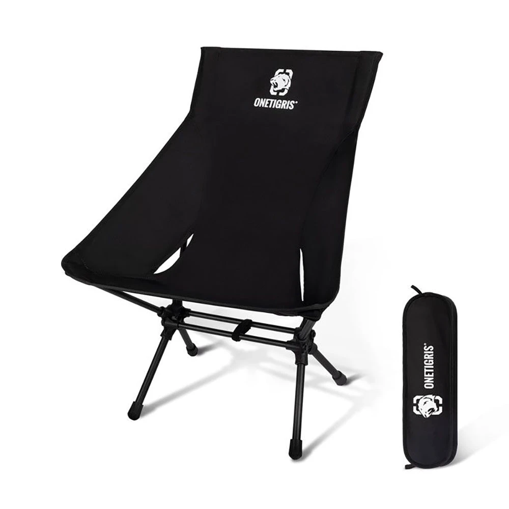 OneTigris Portable Camping Chair Large - Black 1 OneTigris Portable Camping Chair Large - Black