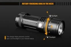 Fenix FD45 Ledflashlight 900 Lumen Black -Outdoor Gear fenix fd45 focus flashlight focus ring
