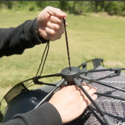 KZM Easy Up Sun Shelter -Outdoor Gear installation