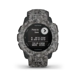 Garmin Instinct Tactical Camo GPS Smartwatch -Outdoor Gear instinct tractical camo graphite image 02