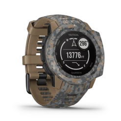 Garmin Instinct Tactical Camo GPS Smartwatch -Outdoor Gear instinct tractical camo tan image 03