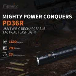[Special Bundle 2 For 1] Fenix PD36R Rechargeable Flashlight + (Free) E01 V2.0 -Outdoor Gear pd36r e01 v2.0 03 1