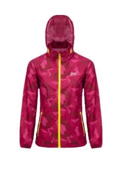 Mac In A Sac Edition - Unisex Waterproof Packable Camo Jacket Windbreaker -Outdoor Gear pink1