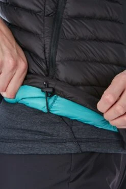 Rab Microlight Vest Women's Black/Seaglass -Outdoor Gear qda 97 pic05