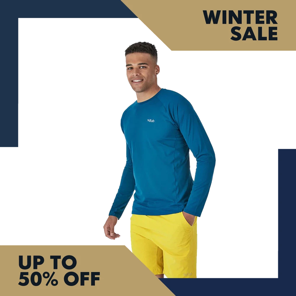 Rab Force Longsleeve Tee - Ink 1 Rab Force Longsleeve Tee - Ink