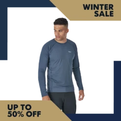 Rab Force LS Tee - Steel