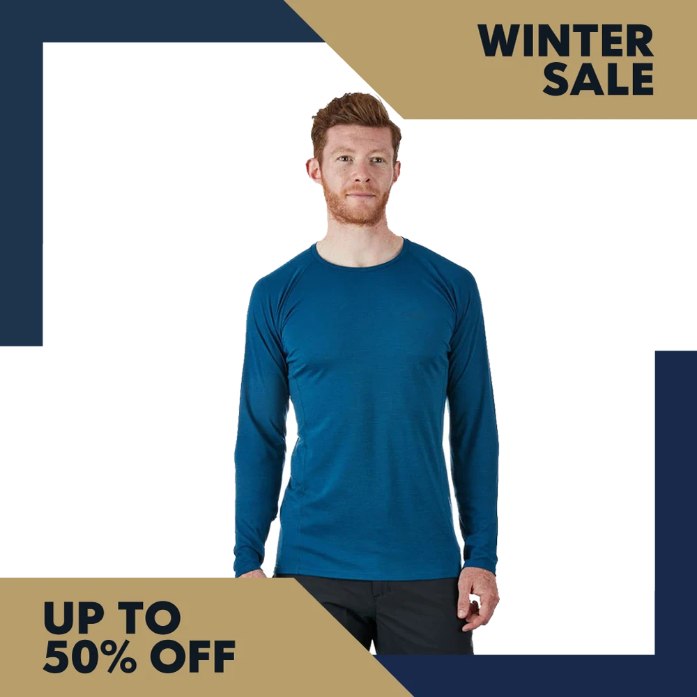 Rab Forge Long Sleeve Tee - Ink 1 Rab Forge Long Sleeve Tee - Ink