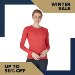 Rab Forge Long Sleeve Tee Women's - Geranium