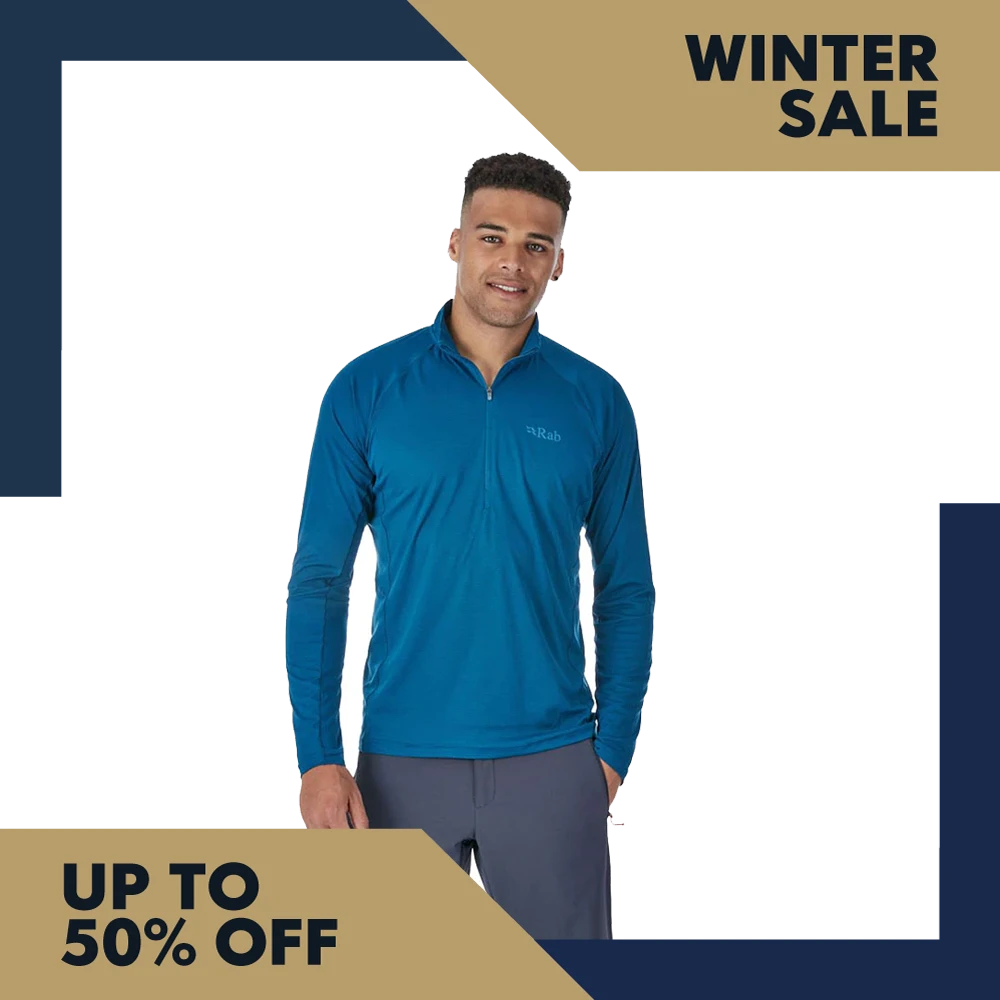 Rab Pulse LS Zip - Ink 1 Rab Pulse LS Zip - Ink