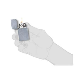 Zippo 1607 Slim® Street Chrome™ - Refillable Windproof Lighter -Outdoor Gear zippo 1607 4