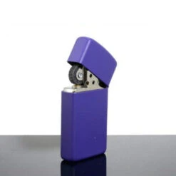 Zippo 1637ZL Slim Purple Matte With Zippo Logo - Refillable Windproof Lighter -Outdoor Gear zippo 1637ZL 4