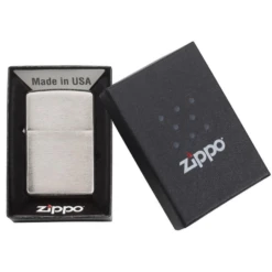 Zippo 200 Classic Brushed Chrome - Refillable Windproof Lighter -Outdoor Gear zippo 200 4
