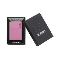 Zippo 238ZL Pink Matte With Zippo Logo - Refillable Windproof Lighter -Outdoor Gear zippo 238zl 3